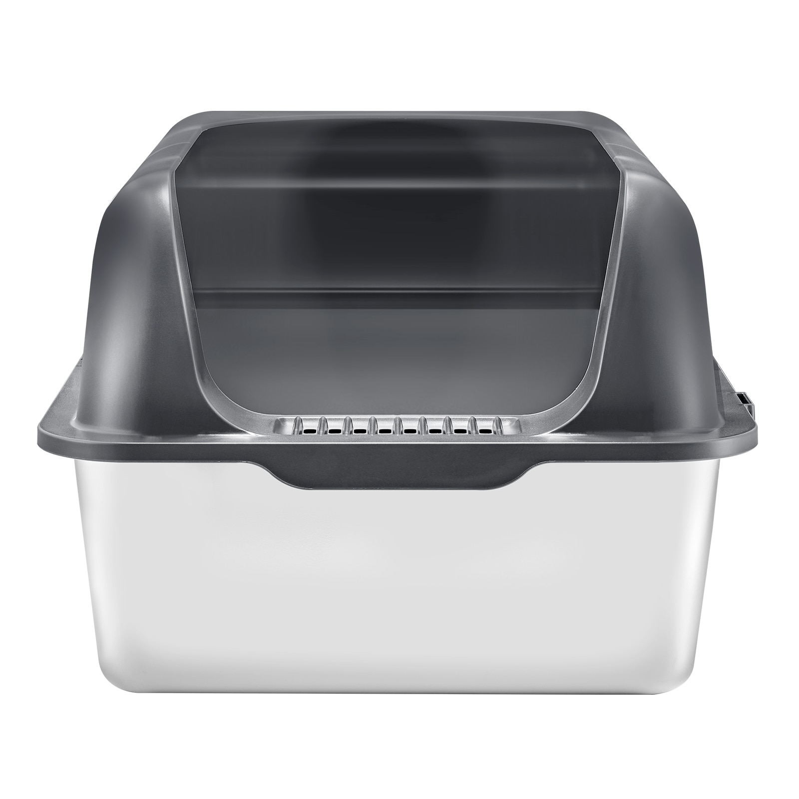 Deep Cat Litter Box With Odor Control And Filtering Foot Board_voghion.com
